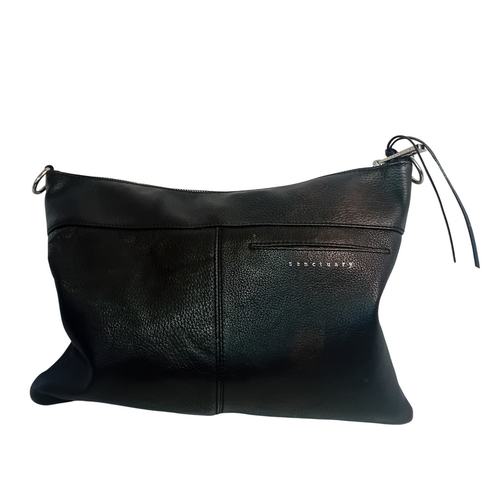 Sanctuary Soft Wear Leather Crossbody Bag Convertible Purse Clutch NO STRAP READ